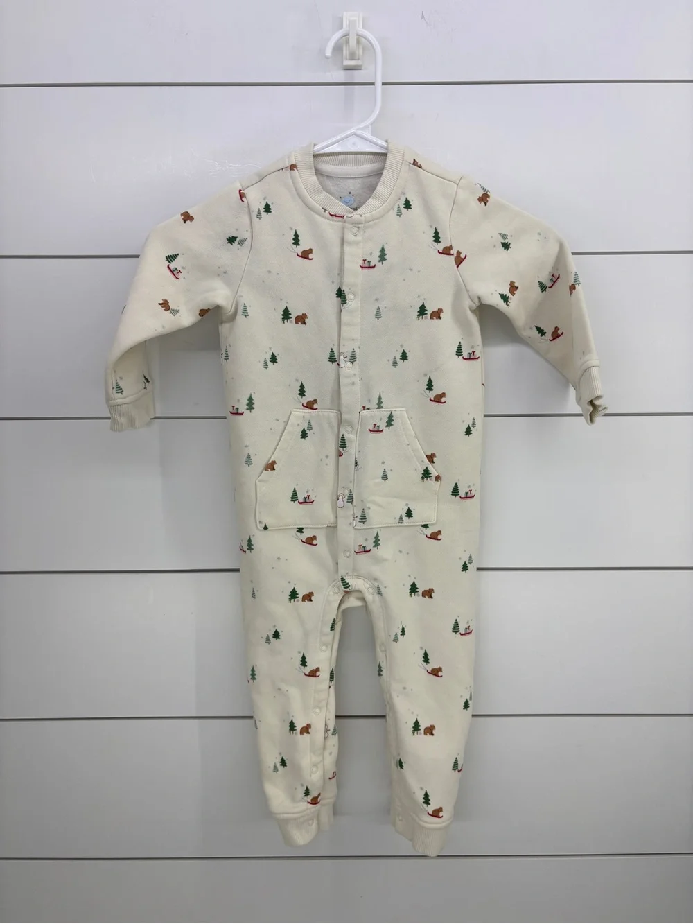 cloud island Cream Forest Animal Print